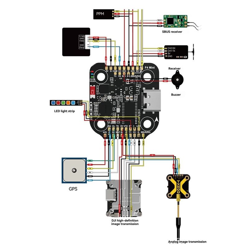 F405 Flight Controller - B92B pour contrôleur de vol SpeedyBee