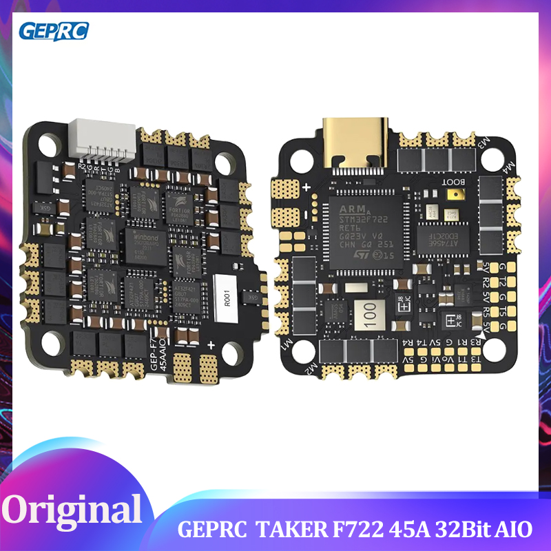 F722 Flight Controller - GEPRC TAKER F722 45A 32 bits