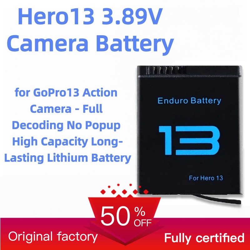Drone - Batterie de caméra Hero13 3.89V pour