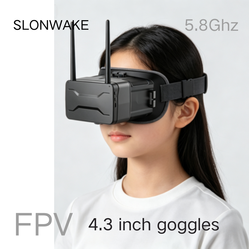 Fpv Goggles - Lunettes FPV 5.8G 4,3 pouces 480*272