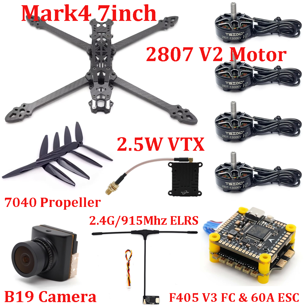 F405 Flight Controller - Kit de cadre Mark4 7 pouces