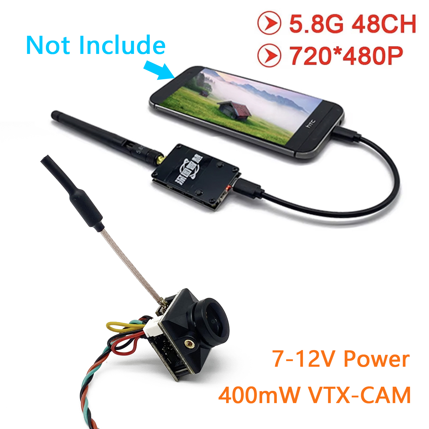 Analog Fpv Camera - Récepteur analogique UVC OTG SLONWAKE 5.8G