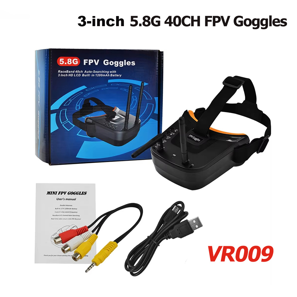 Fpv Goggles - VR009 lunettes vidéo FPV 3 pouces