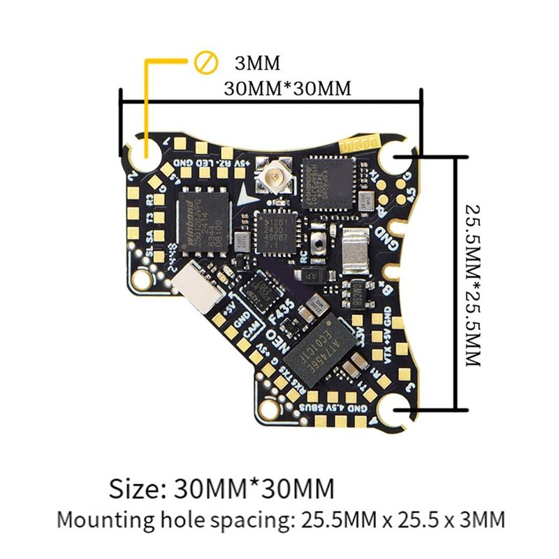 Contrôleur de vol FBIL-F435 NE - 4 In 1 Esc avis et prix
