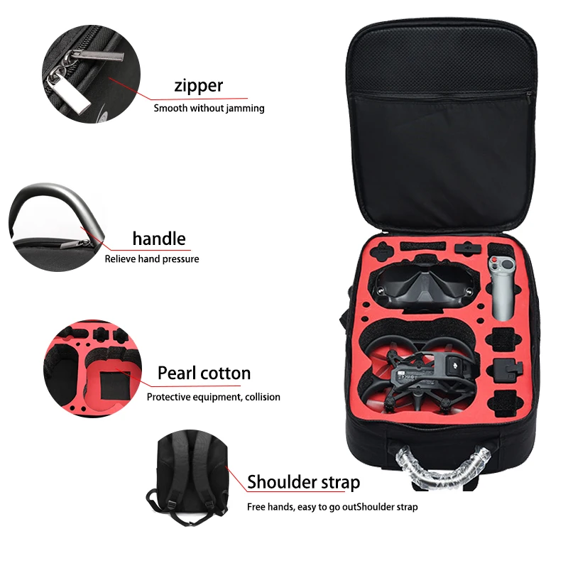 Étui Portable sac à dos en Nyl - Drone Goggles Dji avis et prix