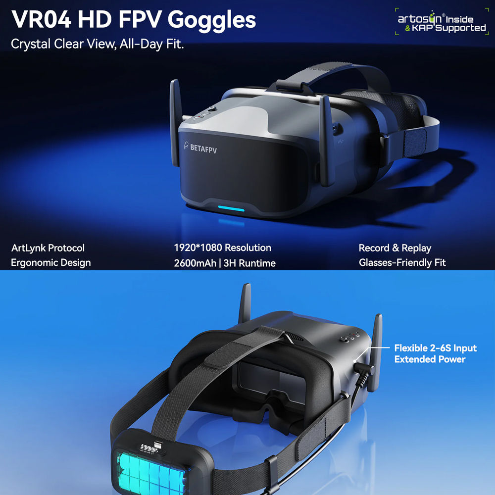 Lunettes FPV BETAFPV VR04 HD P - Fpv Goggles avis et prix