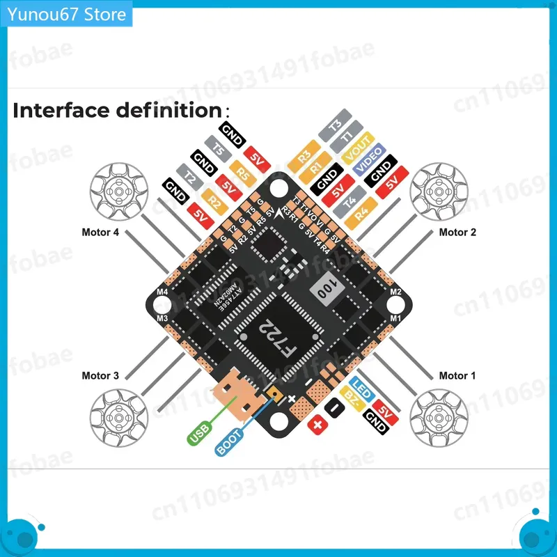 Contrôleur de vol GEPRC GEP-F7 - F722 Flight Controller avis et prix