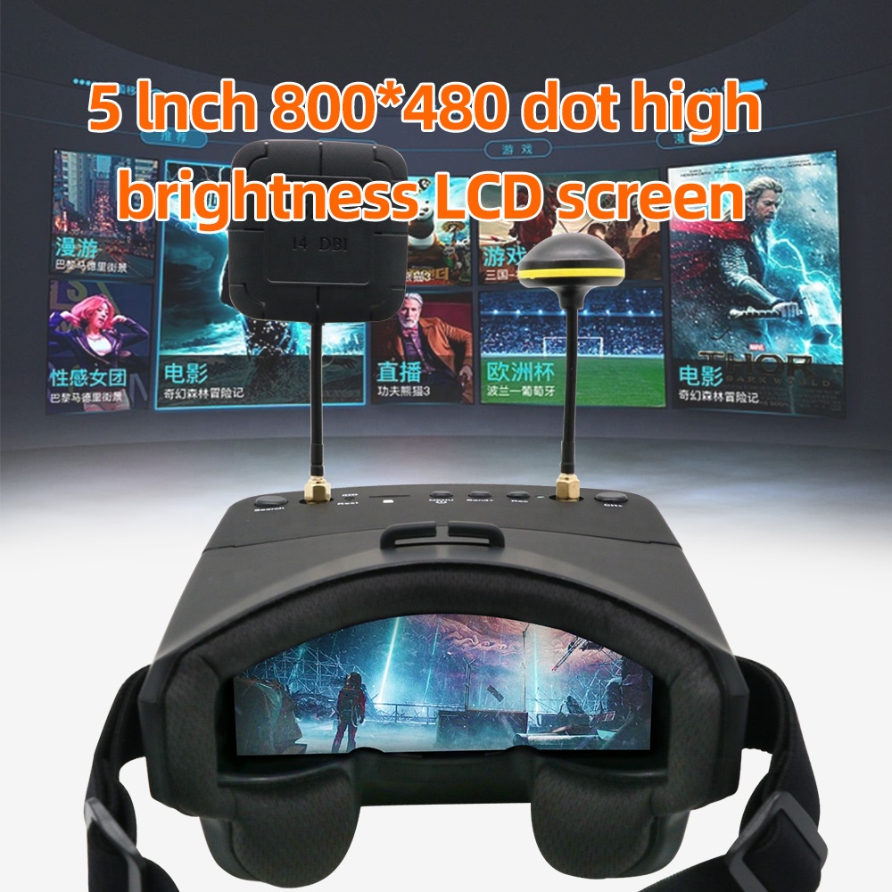 Lunettes FPV EV800D 5.8G 40CH  - Fpv Goggles avis et prix