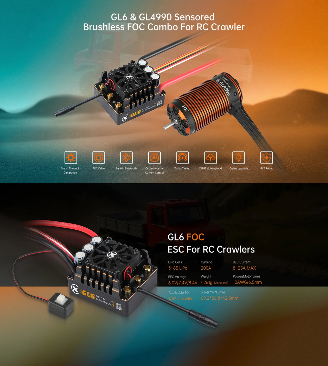 Kit moteur brushless XC COMBO  - 4 In 1 Esc avis et prix