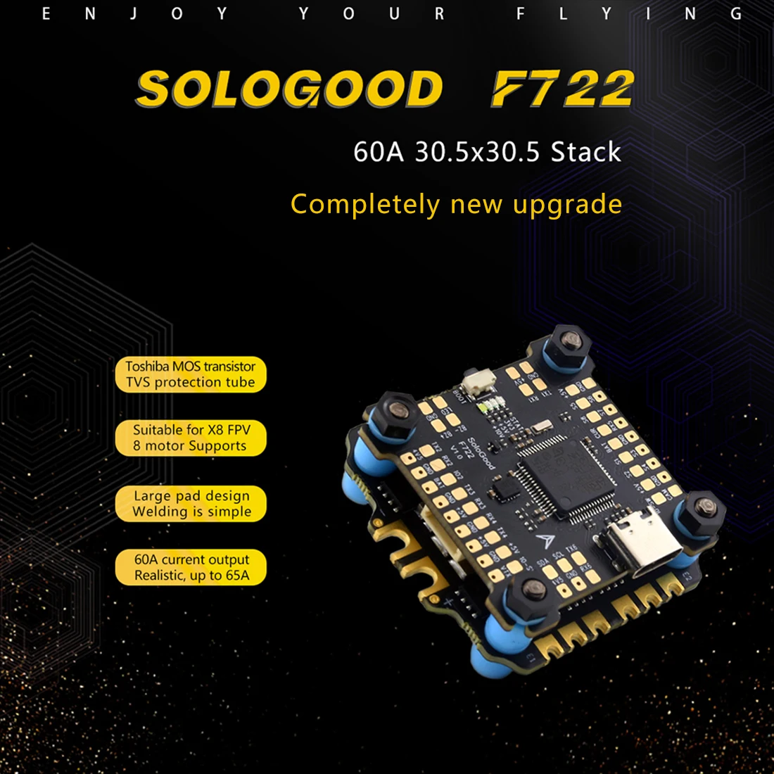 SoloGood F722 60A pile ICM4268 - F722 Flight Controller avis et prix