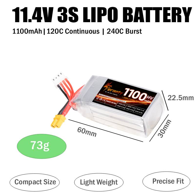 Teranty 2S 3S 4S 6S HV Pack Li - Lipo Battery 4S avis et prix