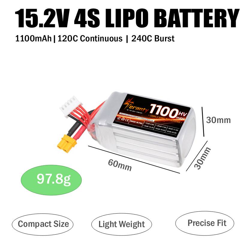 Teranty 2S 3S 4S 6S HV Pack Li - Lipo Battery 4S avis et prix