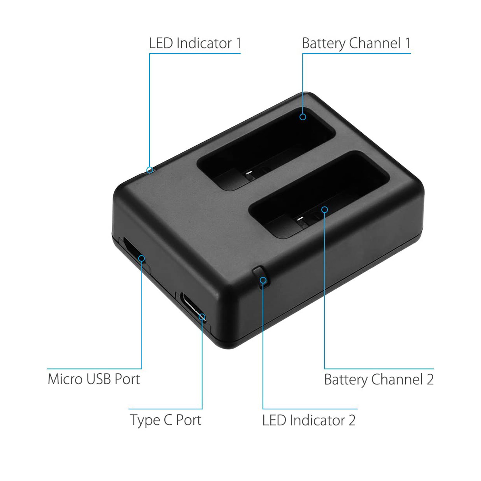 Convient pour GOPRO Hero 5 cha - Drone avis et prix