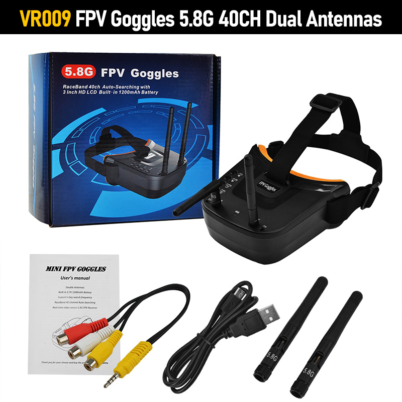 Lunettes FPV VR009 avec écran  - Fpv Goggles avis et prix