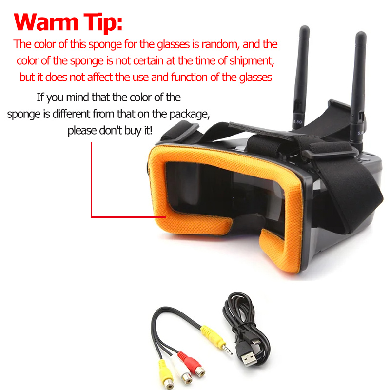VR009 lunettes vidéo FPV 3 pou - Fpv Goggles avis et prix