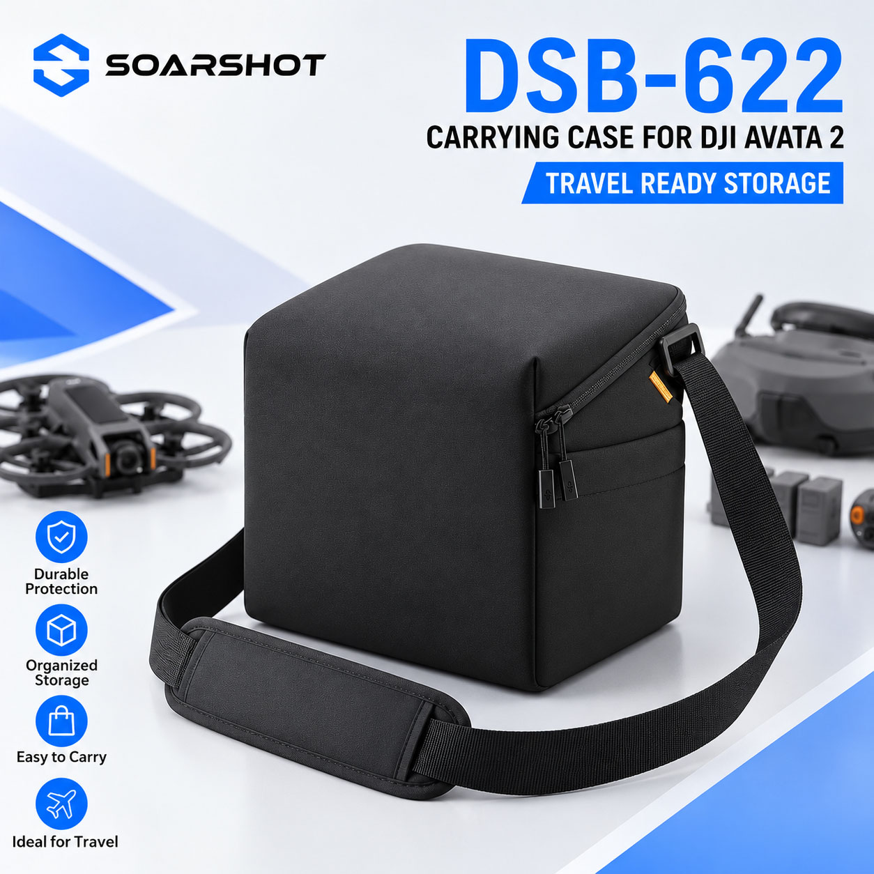Étui de transport SOARSHOT pou - Drone Goggles Dji avis et prix